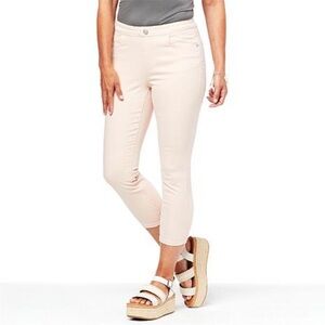 SkinnyGirl Chalk White Cropped Jeans (Tall)